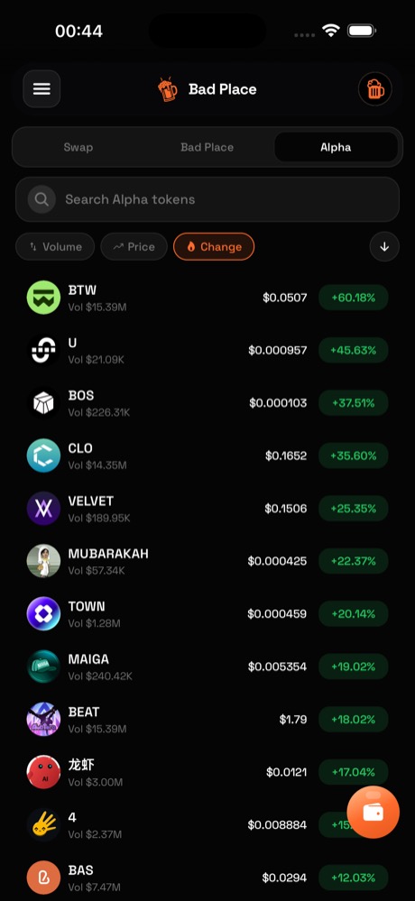 Binance Alpha, refreshed every 6 hours